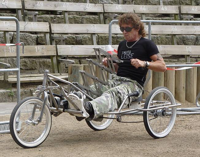 Peter Maffay erprobte das row-k vor seinem Konzert in Bad Segeberg am 22.05.05 und fand es einfach genial.